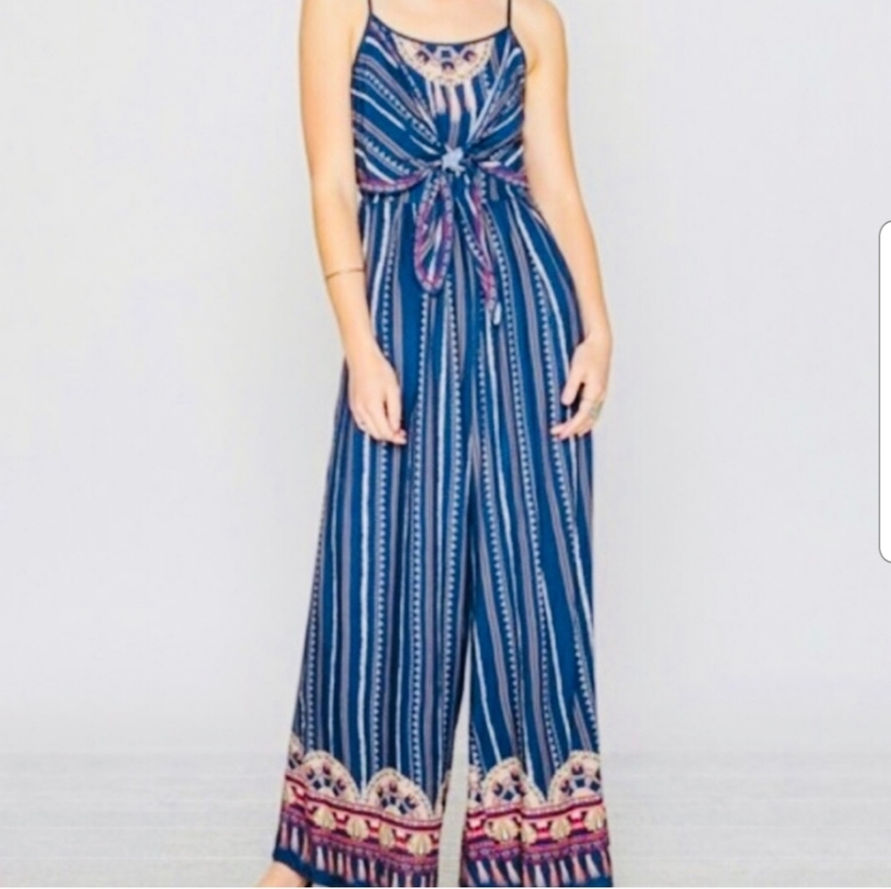 Flying Tomato Women's Jumpsuit Sleeveless Wide Leg